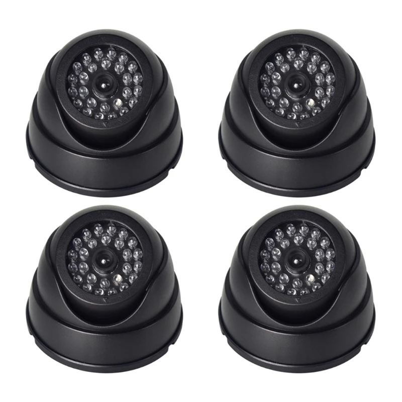 Simulated CCTV Camera Device Realistic Appearance Plastic Housing Visible Burglar Deterrents System 896C