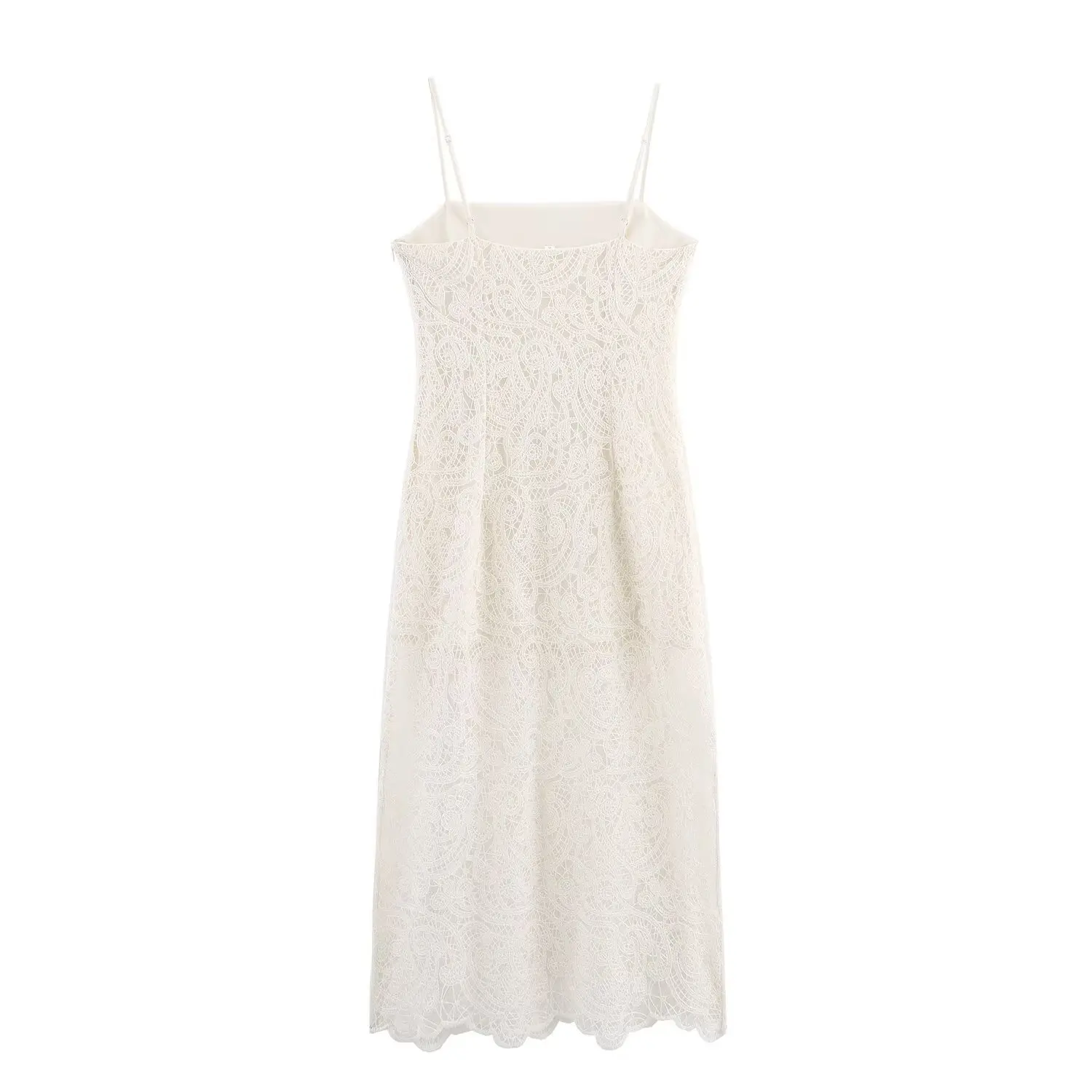 Women's Summer Midi Dresses Sexy Lace Camisole Sleeveless Design for Party Beach Evening-Casual-1299286