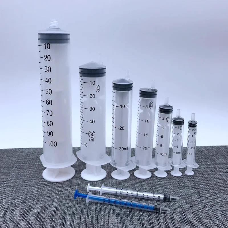 10pcs 5ML-100ML Plastic Pipette PP Syringe Extractor Laboratory Chemical Liquid Extractor
