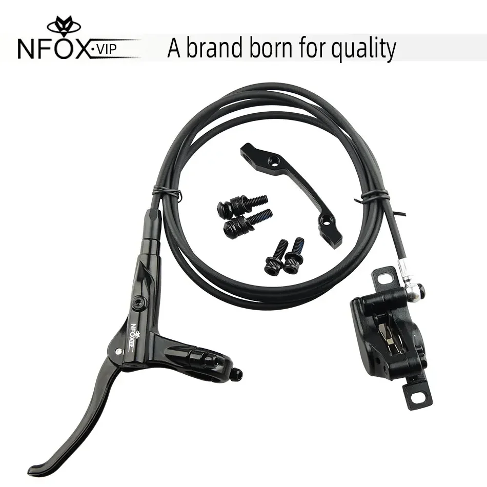 

NFOX B040 Four-wheel Battle Off-road Kart Hydraulic Disc Brake Left Handle Install Right Caliper Double-piston Rotating Tubing