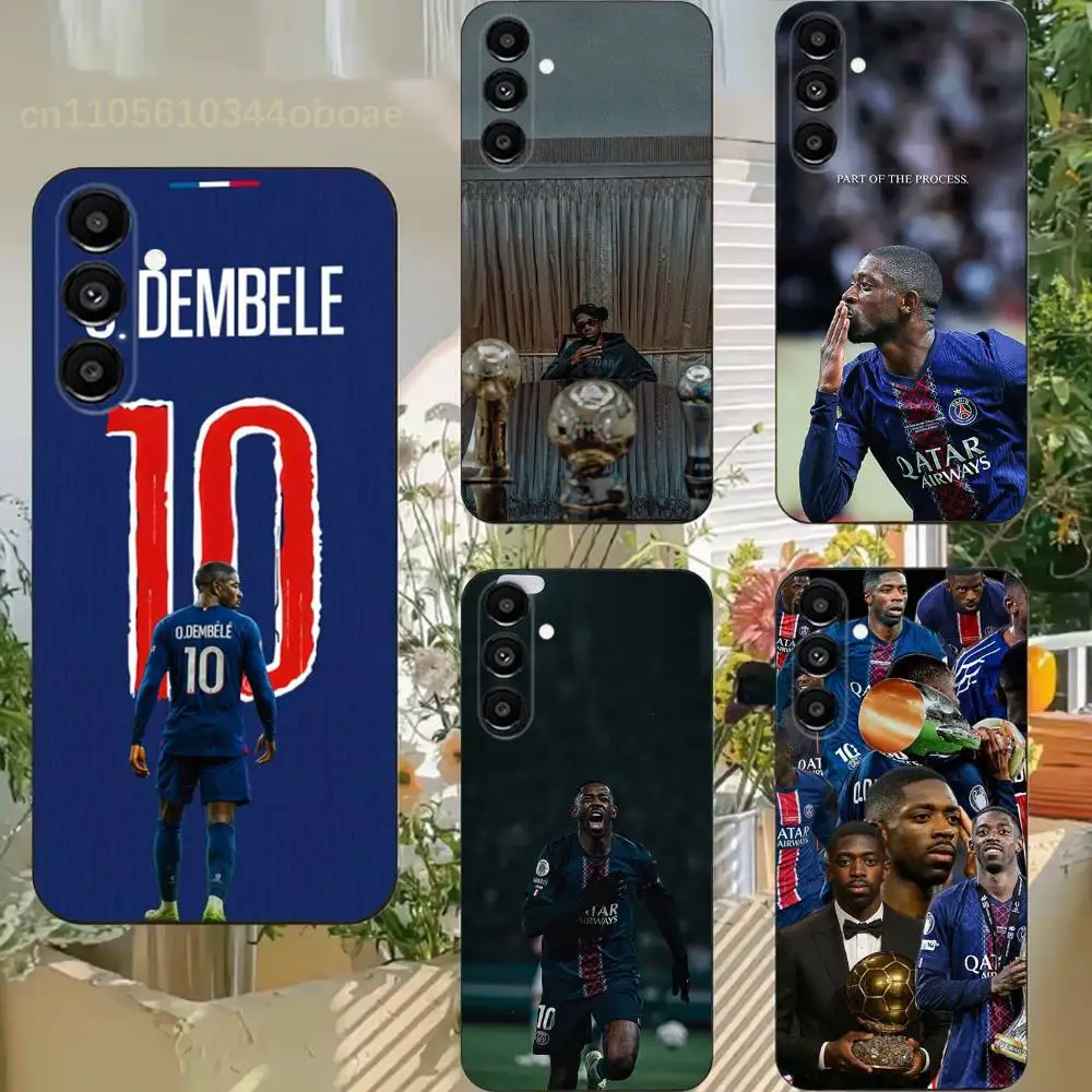 O-Ousmane D-Dembele Phone Case For Samsung S25,24,21,22,23,20,S30,Ultra,Plus,Fe,Lite,Note,5G Black Soft