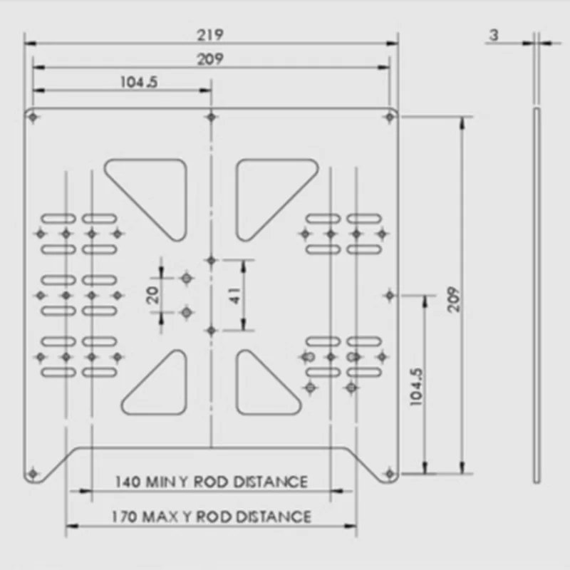 

Новые аксессуары для 3D-принтеров для нагревательной платформы V3 wanhao Prusa i3, горячая кровать Z, алюминиевая пластина с поддержкой