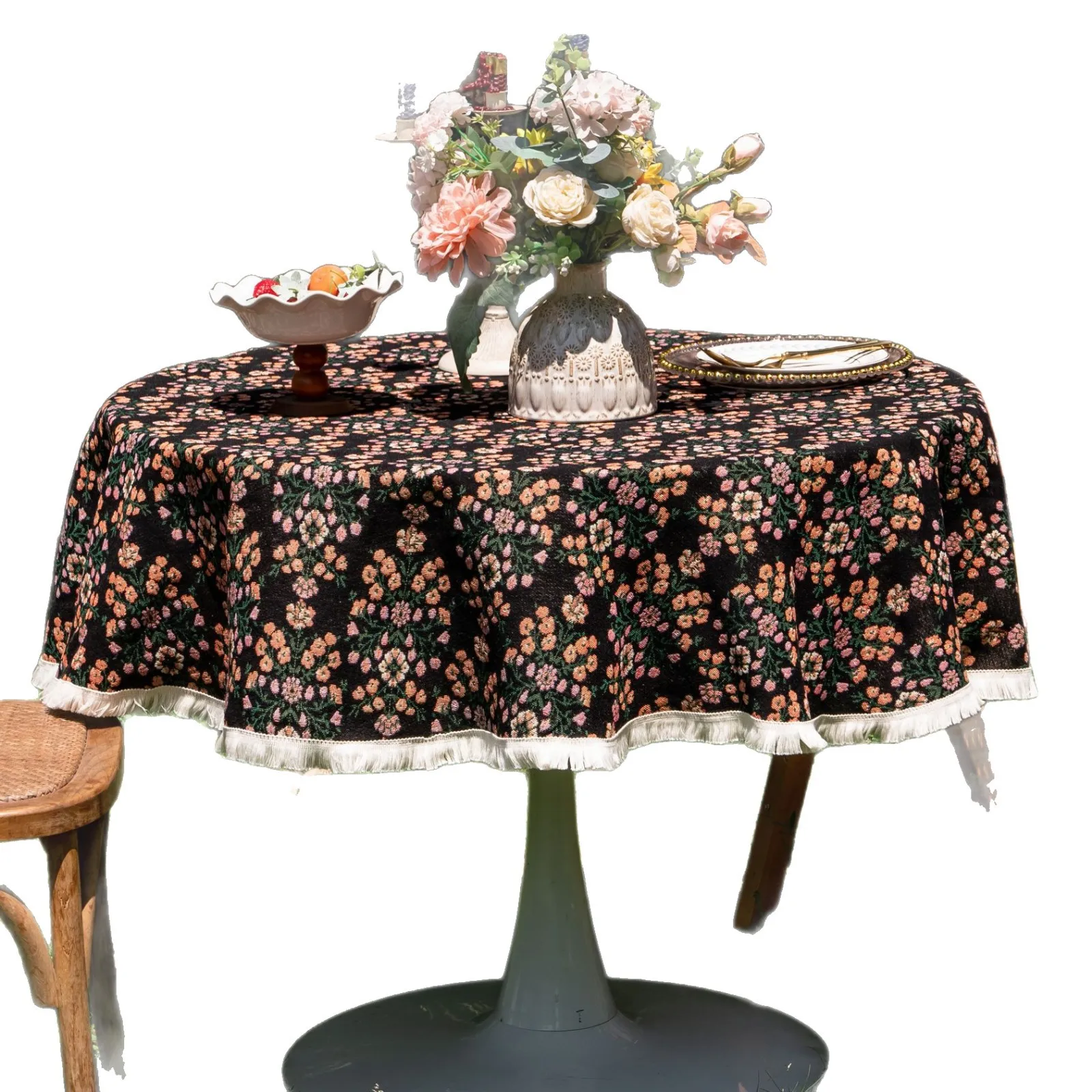 Nappe de Table ronde Simple no - Desk Setup Background avis et prix
