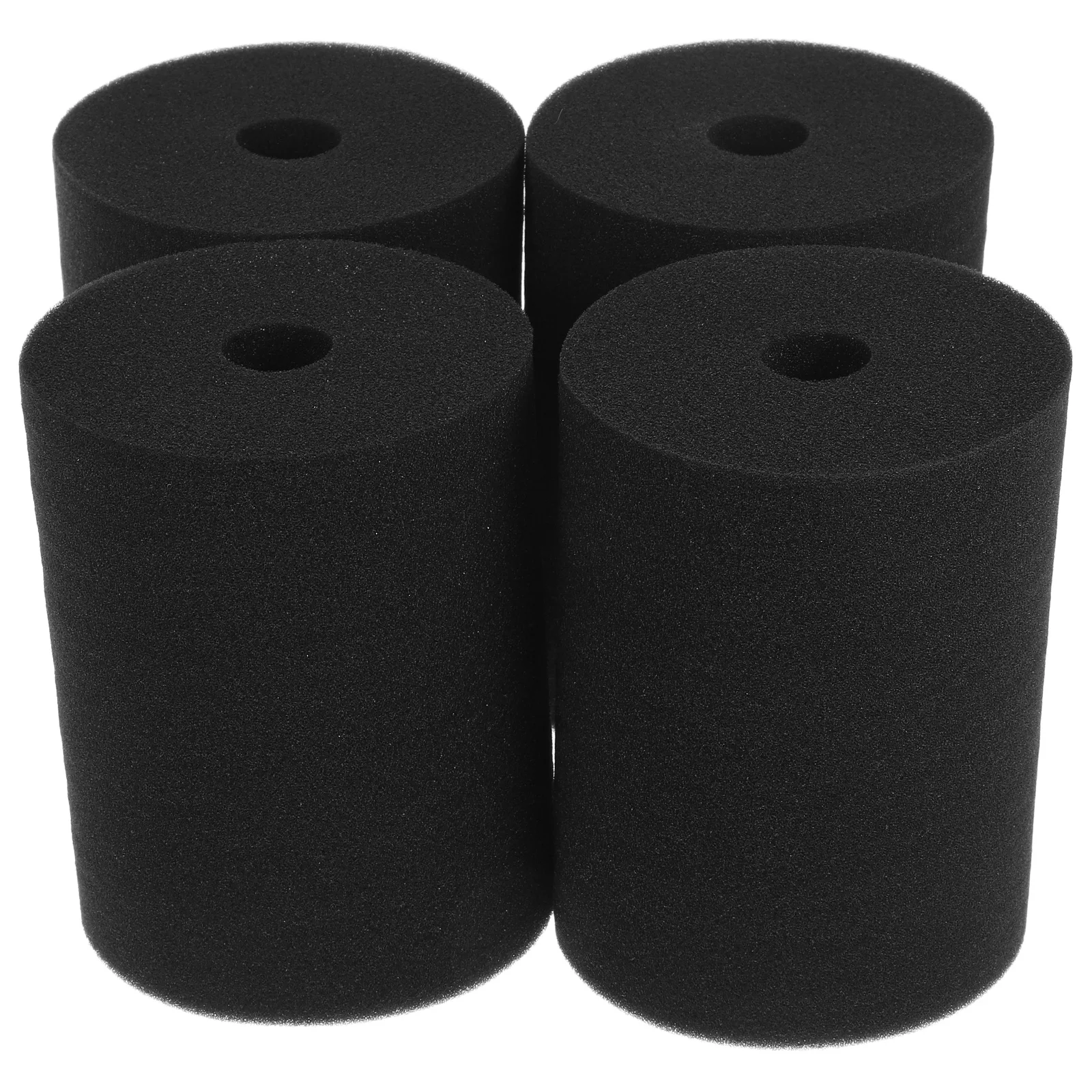 4 Pcs Rotating Sponge Column Foam Black PVC Sticks Cup Turner Foams Tumbler Spinner Inserts