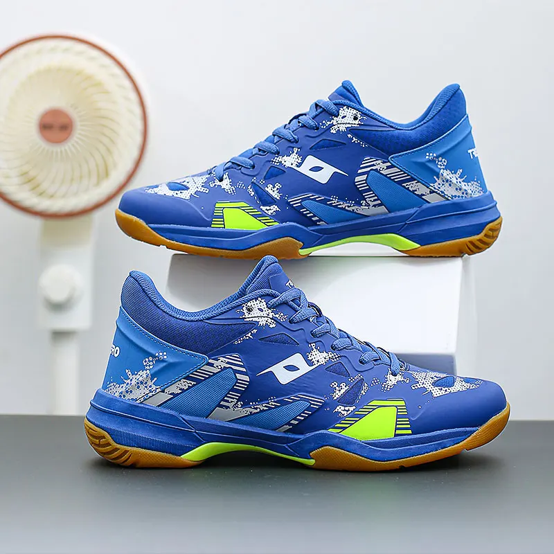 

Unisex Professional Volleyball Tennis Training Shoes Blue Men Women Badminton Sport Sneakers Good Quality Volleyball Shoes X822