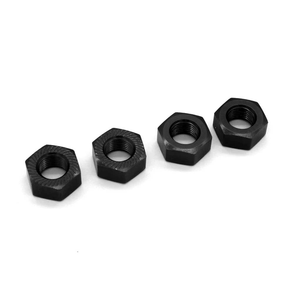 4 pièces roue métallique M10 17mm, écrou hexagonal NT002 pour JLB course CHEETAH 11101 21101 J3 vitesse 1/10 RC pièces de mise à niveau de voiture