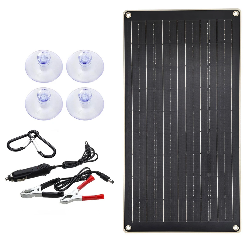 

40W 18V outdoor solar panel dual USB output for mobile charging car use lightweight foldable design with mounting accessories