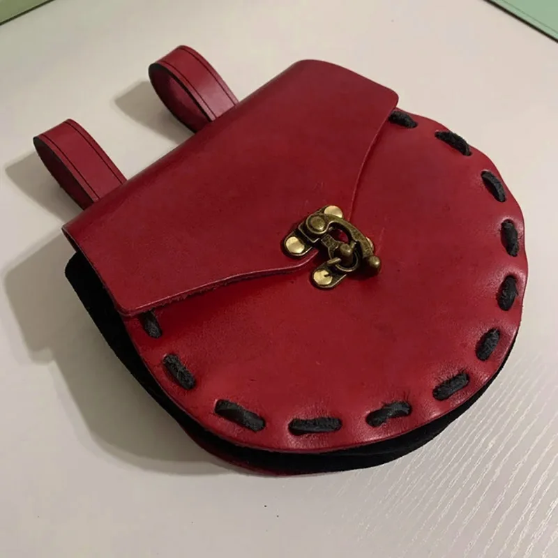 Medieval Renaissance Style Coin Purse Vintage Pu Leather Belt Bag Role Playing Props Bags Halloween Party Accessories Unisex New 5