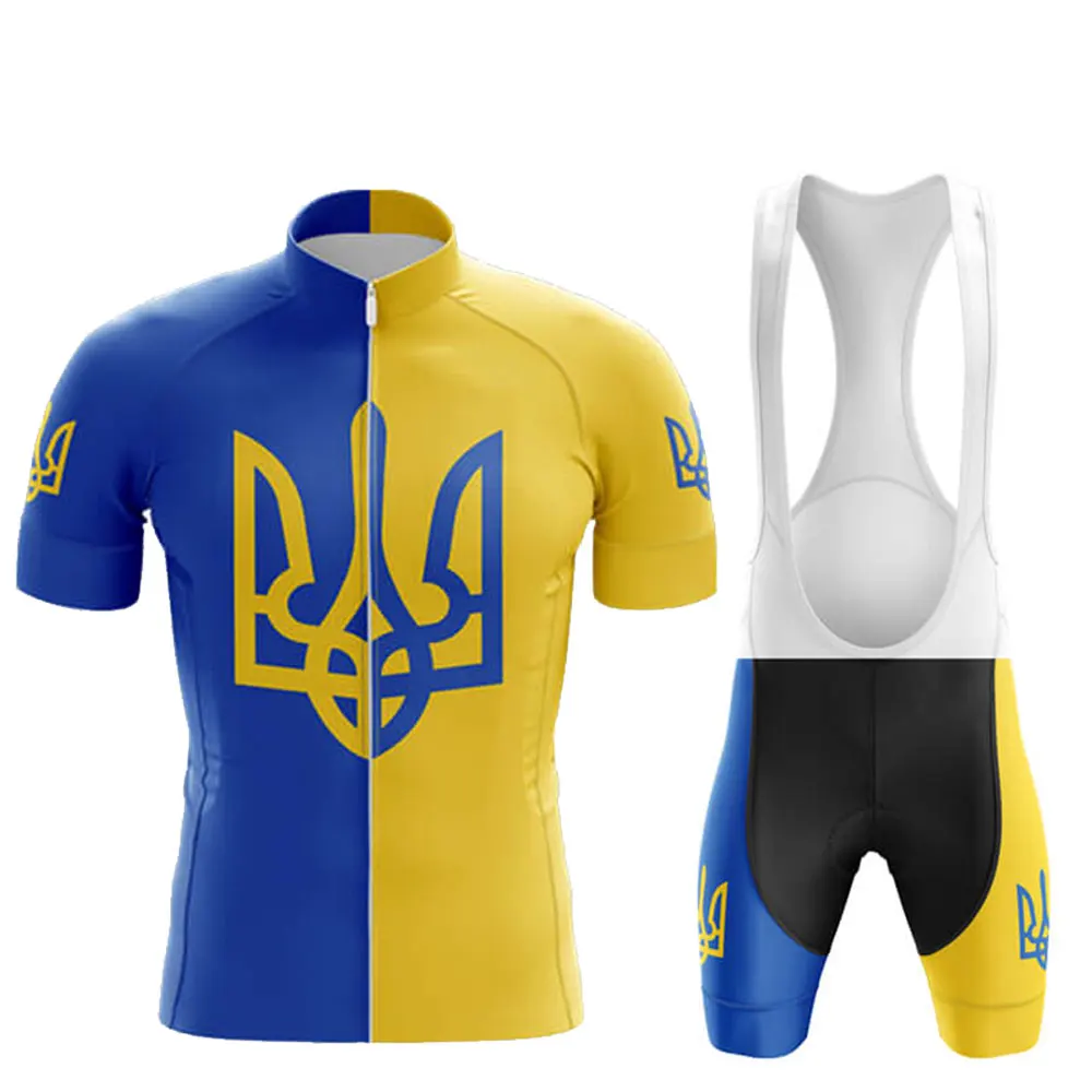 

2024 Украина Мужская велосипедная одежда, летний комплект с коротким рукавом, велосипедная майка, дышащая быстросохнущая спортивная одежда, одежда для велоспорта