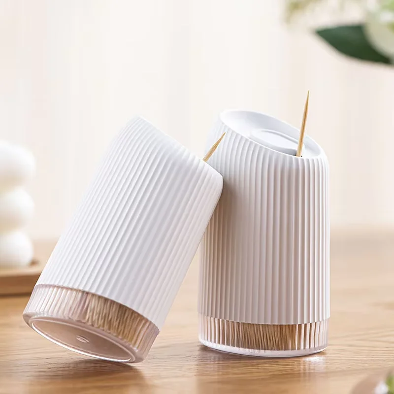 1pc Elegant Toothpick Dispenser, Portable and Reusable Toothpick Storage Box, Can Hold about 600 Toothpicks for Christmas Gifts