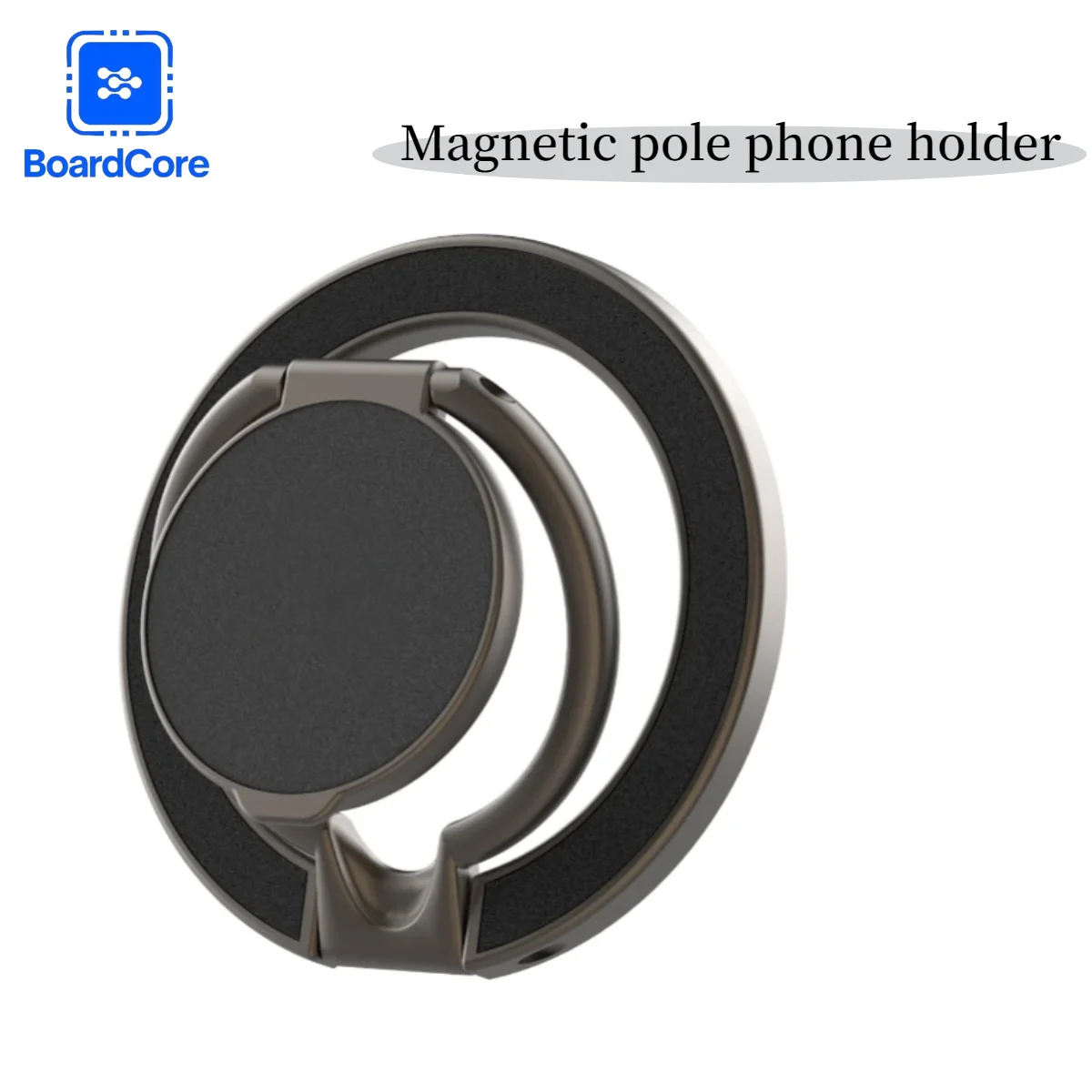 

Portable MagSafe Finger Ring Holder Strong Magnet Stand for IPhone 14 15 Grey and Silvery