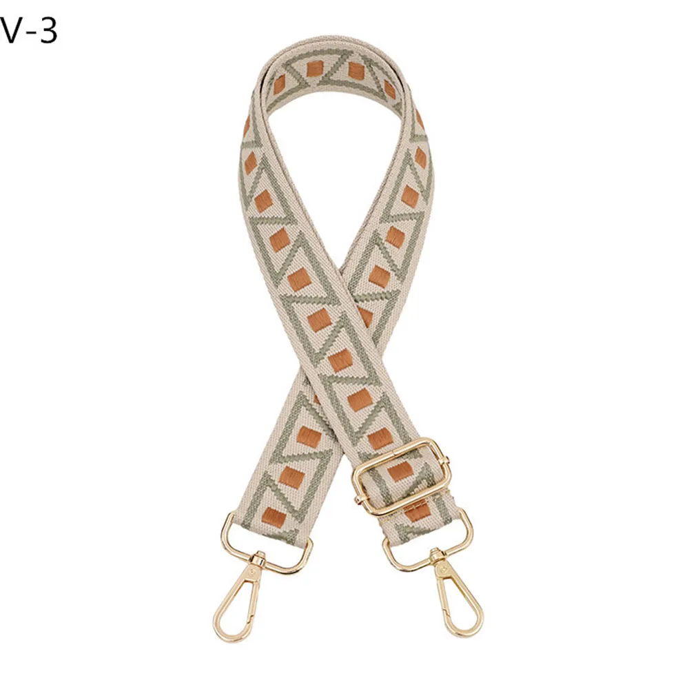 Colorful Bag Strap Handbag Belt Shoulder Bag Strap Replacement Strap Accessory Bag 3.8cm Wide All-match Adjustable Replacement