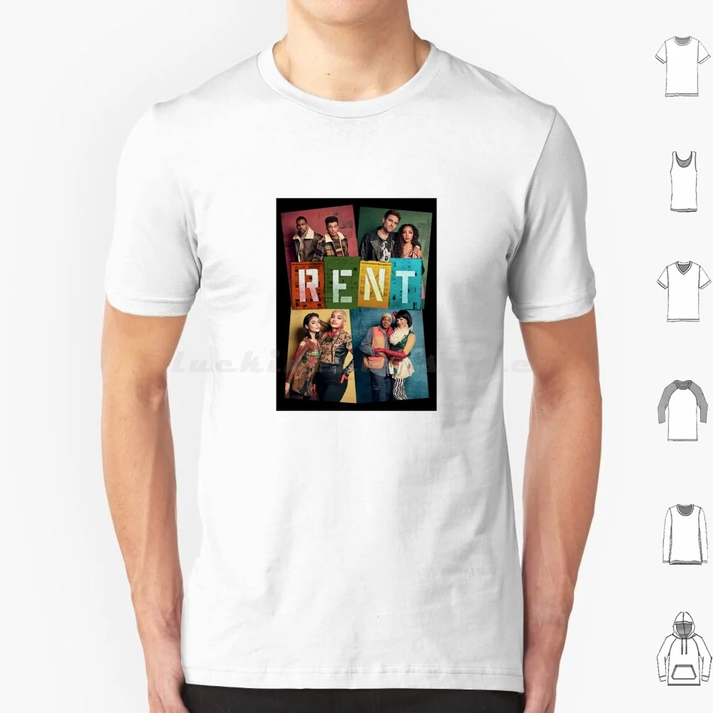 Alquiler la camiseta Musical tamaño grande 100% algodón alquiler Logo alquiler alquiler la música Musical alquiler La Vie Boheme Bohemian Life No Day