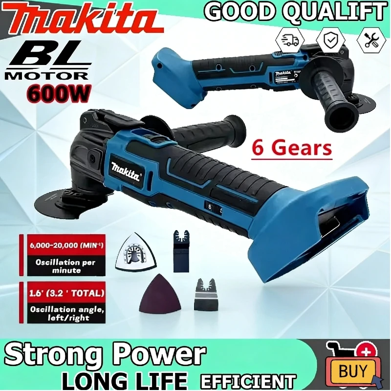makita-brushless-quick-release-oscillating-multi-functional-electric-trimmer-quick-change-compatible-power-tool-18v