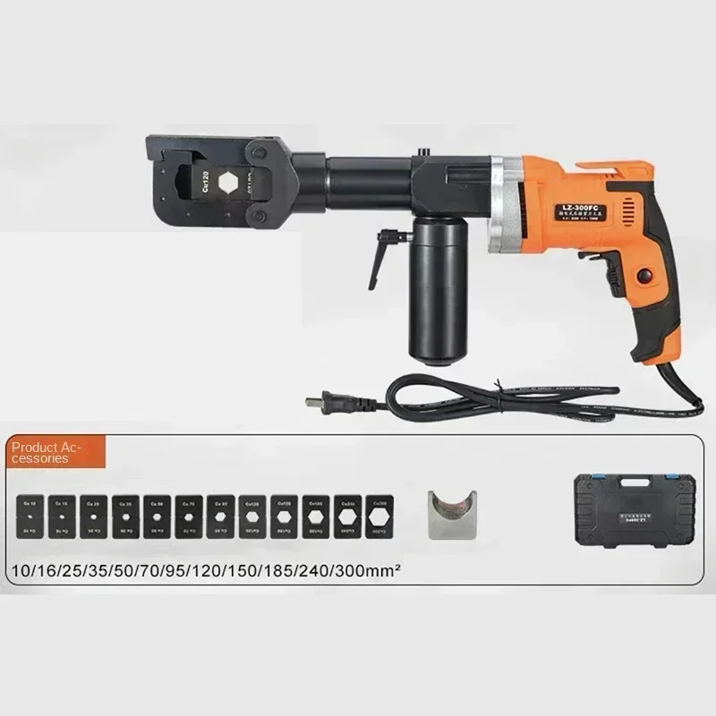 

Excellent Sharing 2In1 Crimping And Cutting Lz-300Fc Electric Hydraulic Crimping Pliers Cable Scissors Cutting Cable Terminal C