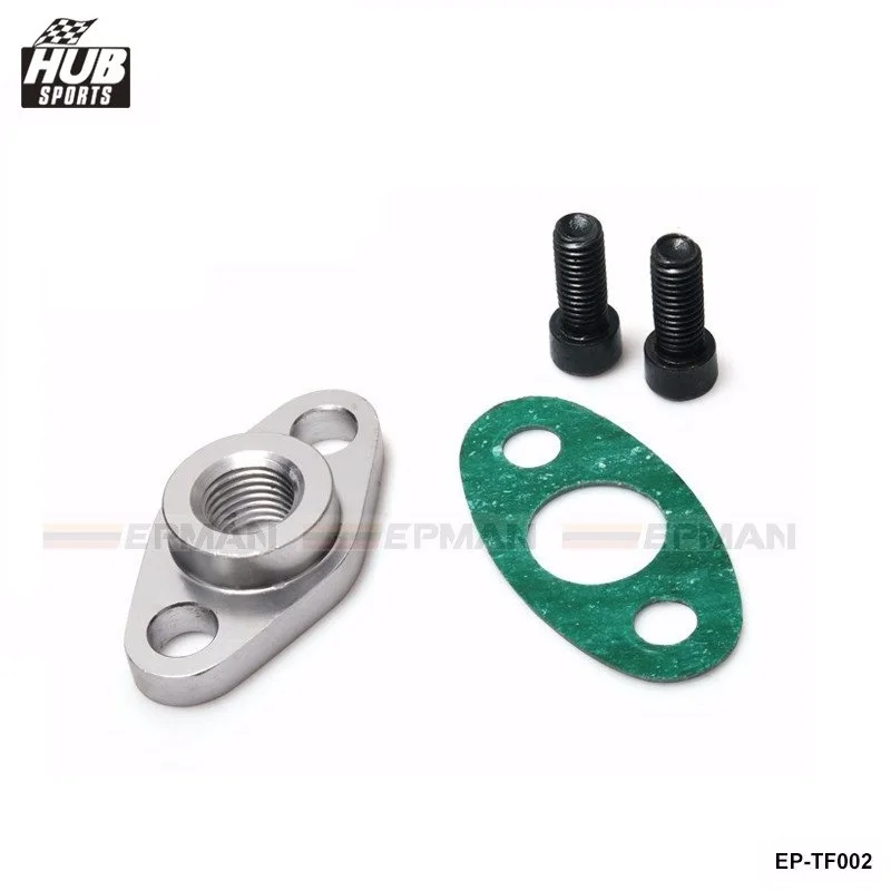 T3 T3/T4 T04 Turbo Billet Oil Feed Flange 1/4