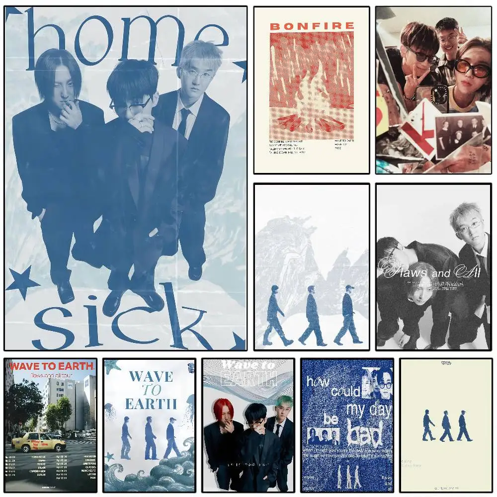 Wave To E-Earth ANIME Poster Art With Prints Home Bedroom Living Room Decoration Gift