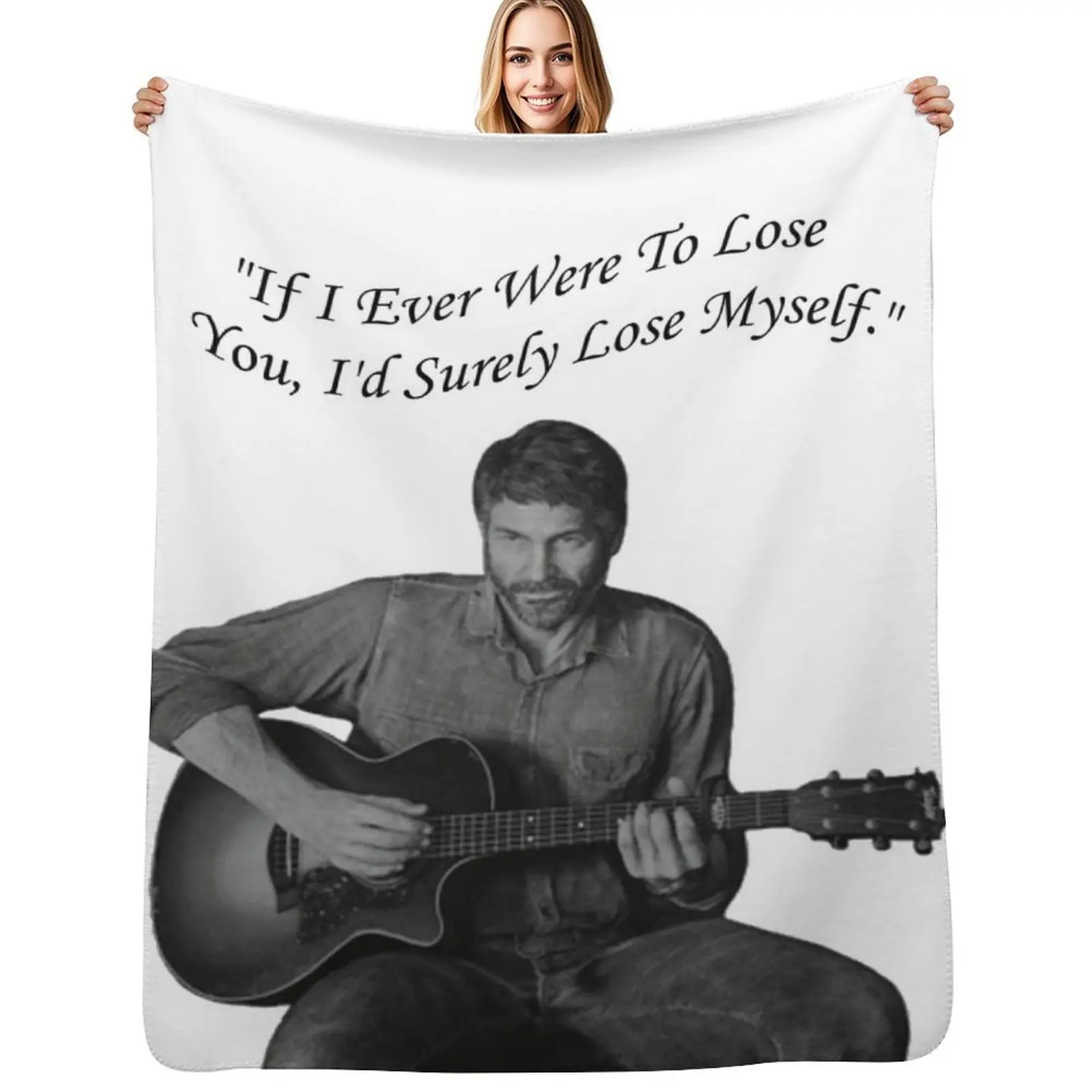

Joel (TLOU) If I Ever Were To Lose You Art Throw Blanket Soft Plush Blanket as Housewarming Gift