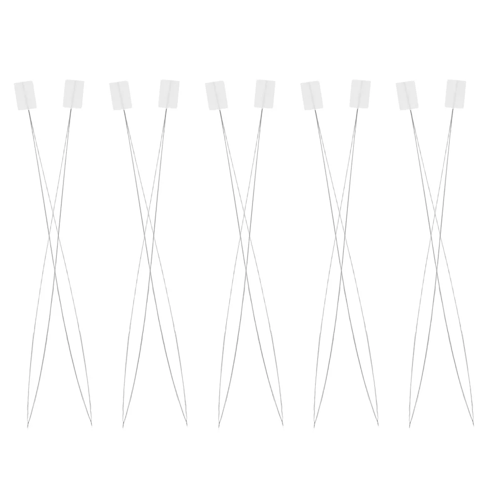 

10 Pcs Hand Sewing Needle Threaders Punch Needles Embroidery Craft Tool for Yarn