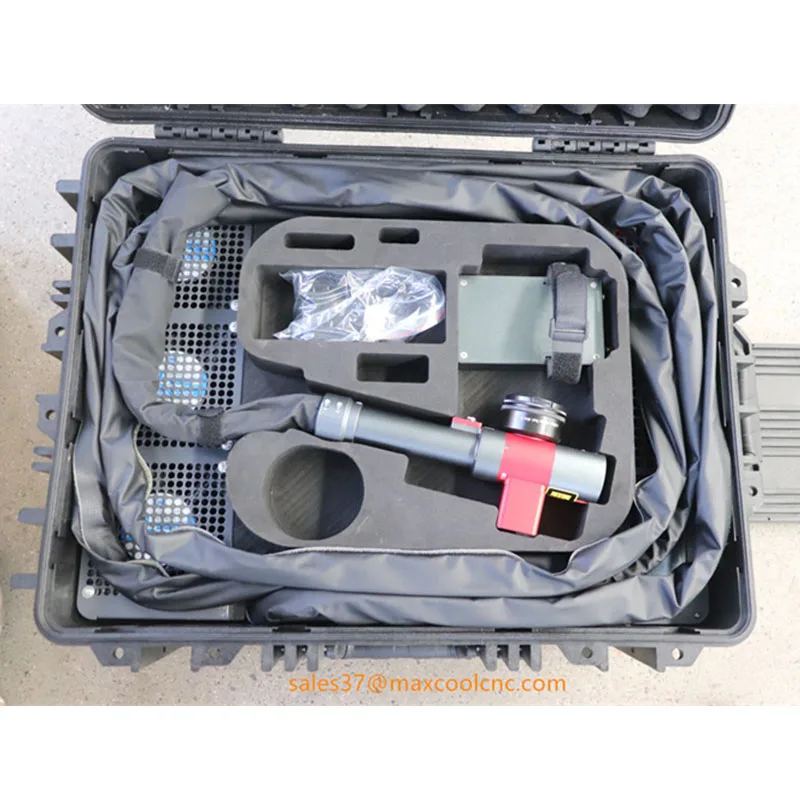 Pulse Laser Cleaning Machine Trolley Case Type Air Cooling laser Rust Remover Auto Parts Oil Clean Car Surface Paint Removal