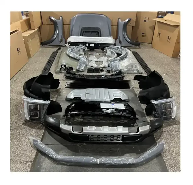 Новые обвесы, автомобильный бампер, хит продаж, комплект кузова для подтяжки лица, широкий конверсионный комплект, комплект кузова для Ford F150 2021, обновление, изменение на F150 Raptor