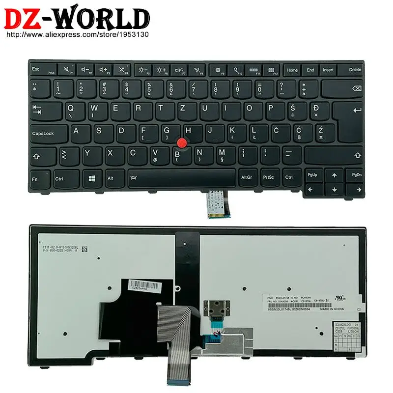 

SI Slovenian Backlit Keyboard for Lenovo Thinkpad T440 T440S T431S T440P T450 T450S T460 Laptop 04X0126 00HW862 01AX335 04X0164