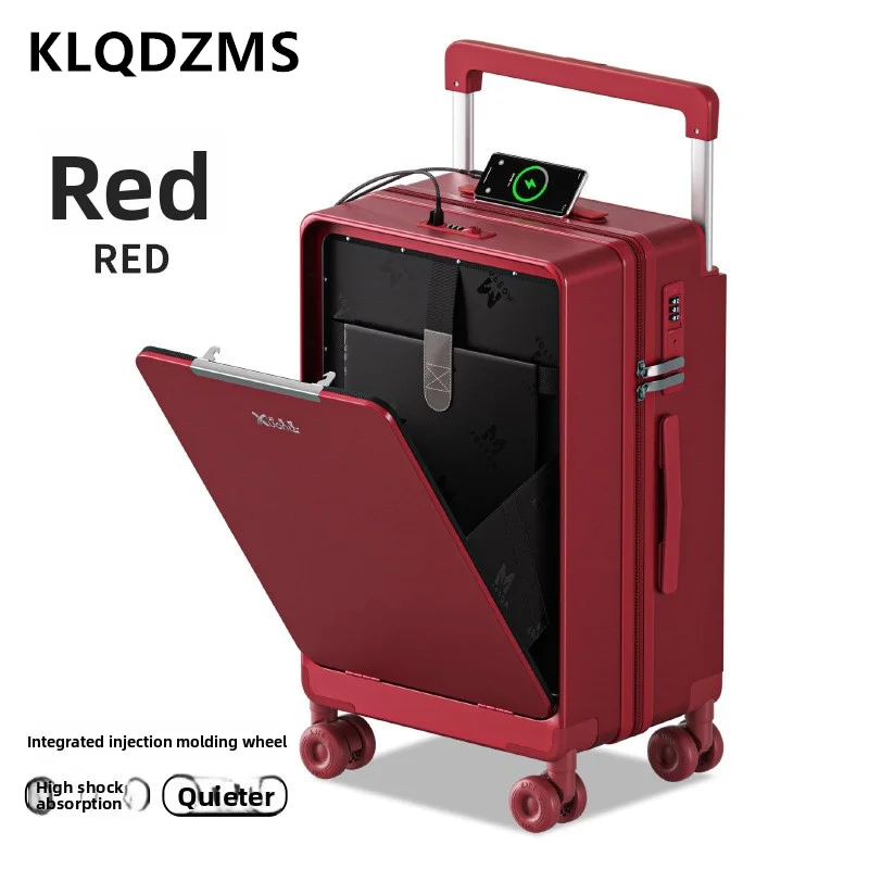 KLQDZMS Travel Luggage ABS+PC Zipper Boarding Box 20