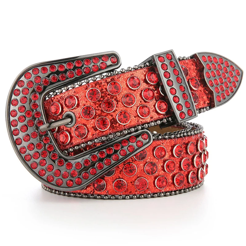 

Женский модный ремень со стразами, в стиле панк-рок, с заклепками, с пряжкой, из мягкой кожи, дизайнерский пояс, стильный пояс для мужчин