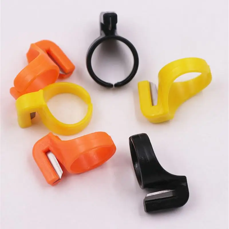 1/2/3/4pcs Sewing Thread Cutter Ring Line Finger Knife Cutting Tool Breaking Knife Ring Cutter Breaking Line Cutting Knife Sew