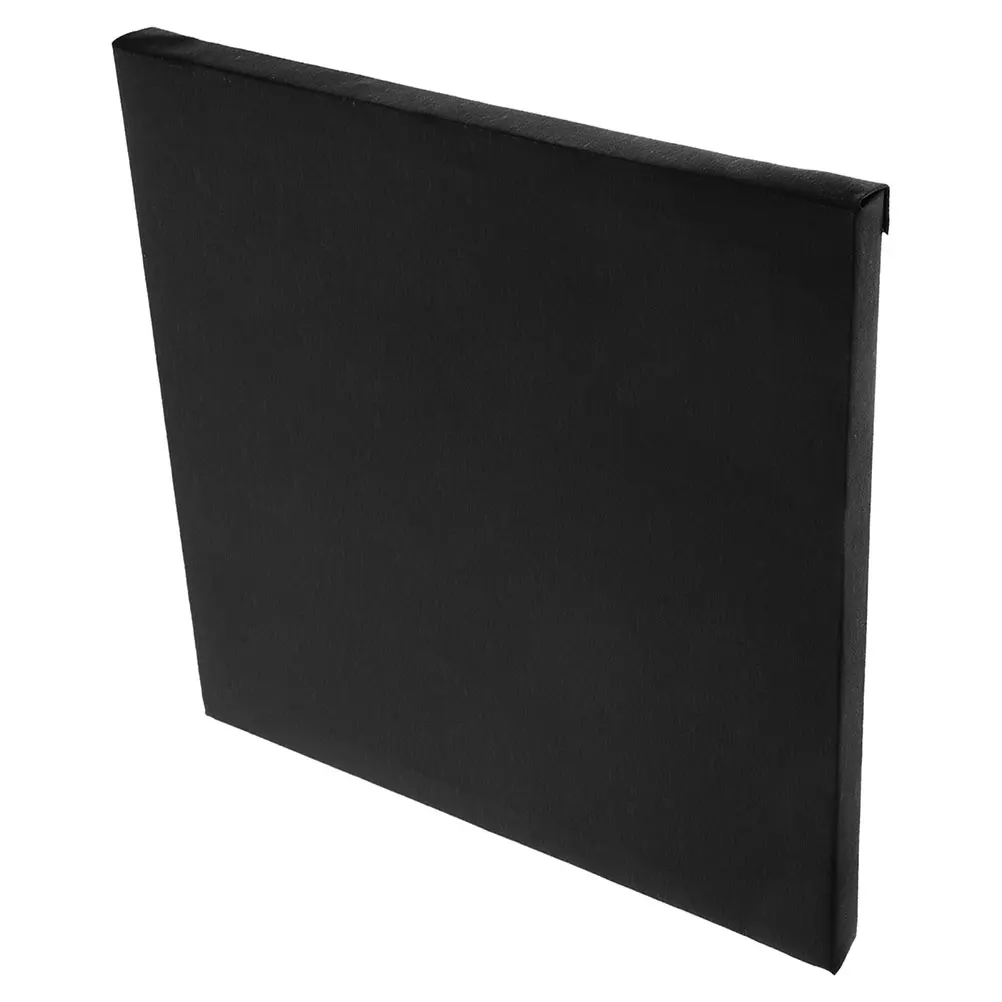 

Холст для рисования маслом, черные принадлежности для рисования, пустые холсты, ремесло, прочная, гладкая, универсальная, акриловая акварель