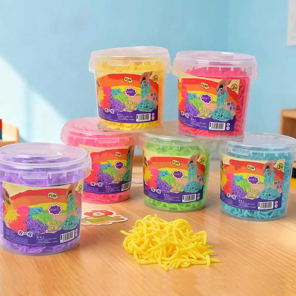 

Safe Kids Craft Materials Moving Magic Worm Prank Toy Realistic Fake Minds Noodle Fidget Toy Set Stretchy Ramen for Stress