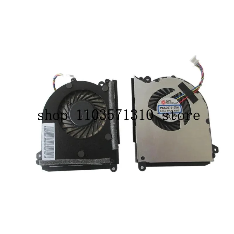 

Laptop CPU Cooling Fan PAAD07010SH 0.43A 5VDC N349 4PIN for MSI GS32 MS-13F2 E 332600051 MC200G. 08000328