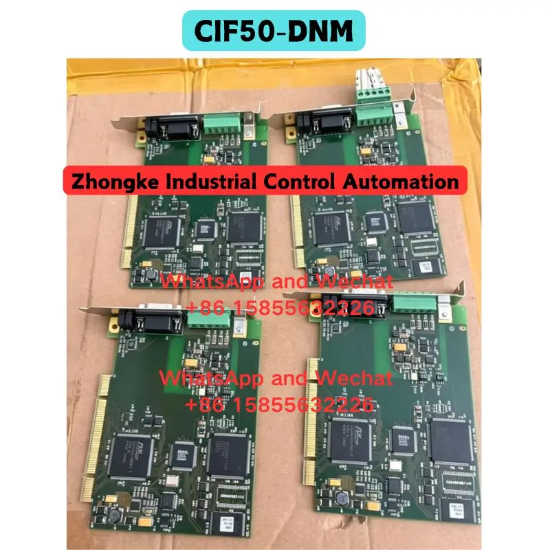 Used OEM disassembled parts Hilscher fieldbus card CIF50-DNM PCI interface Functional test OK Fast delivery