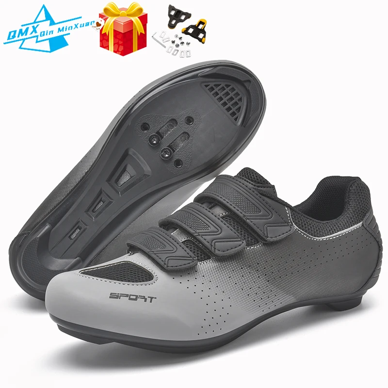 

Unisex Cycling Shoes Road Bike Women Pink Self-Locking Cleat Non-slip Mountain Bicycle Shoes Men Sapatilha Mtb Sneakers 37-48#