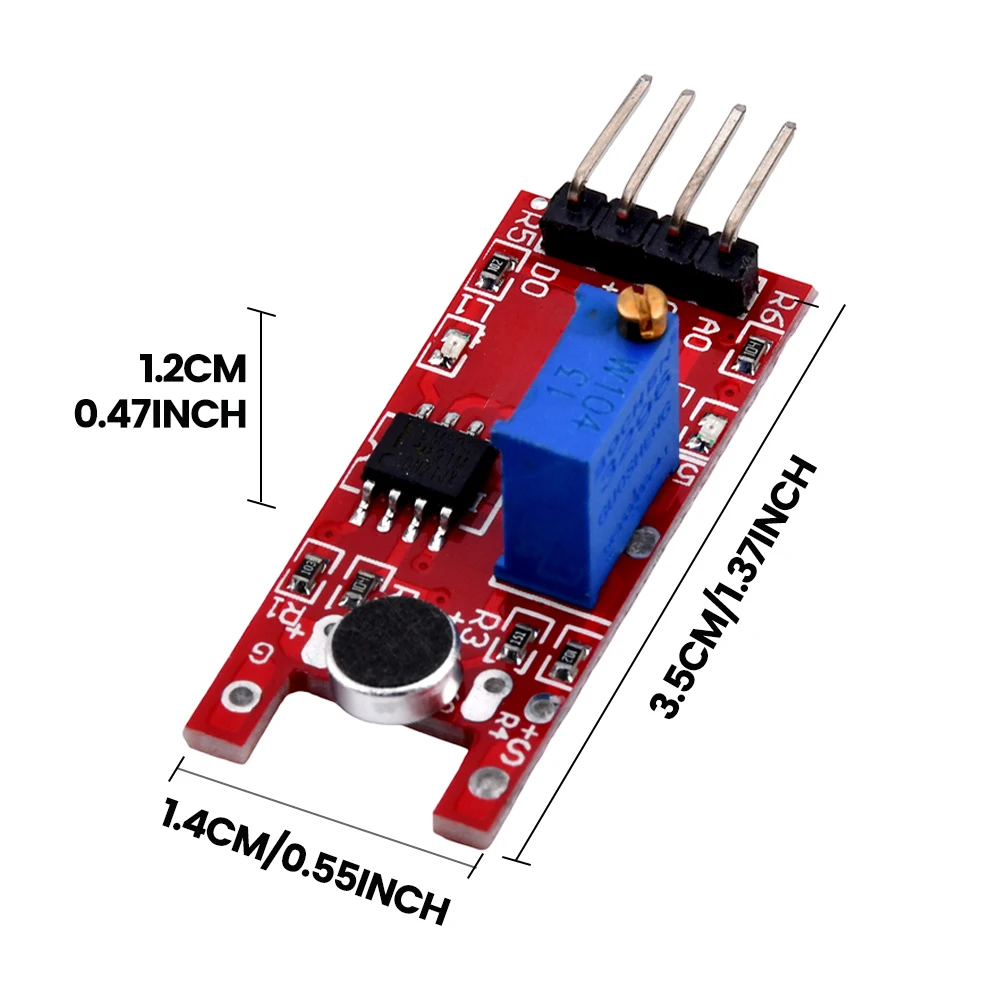 Modulo di rilevamento del sensore del microfono del suono di sensibilità per il modulo del sensore di rilevamento del suono AVR PIC KY-037 per componenti elettronici