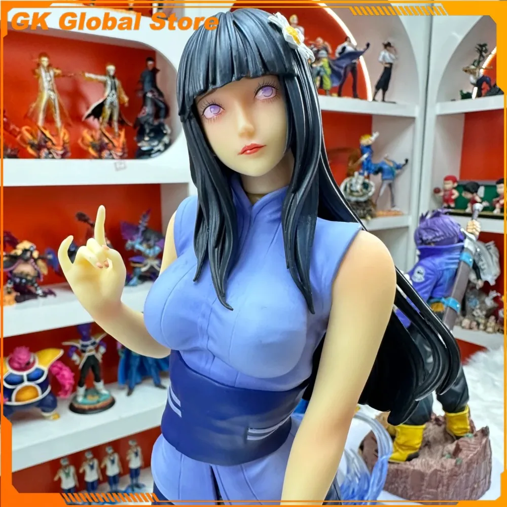 

55 см Наруто аниме фигурка Хига Хината сексуальная красивая девушка по периметру ПВХ модель украшения для рабочего стола подарки на день рождения игрушки
