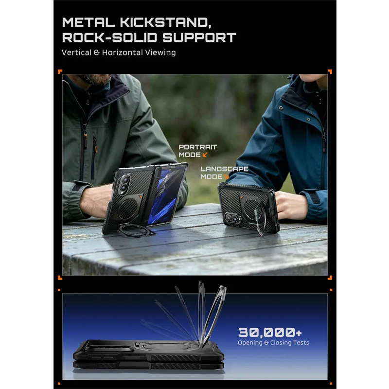 Etui SUPCASE For Samsung Galaxy Z Fold 8 Case UB Grip, pełne etui ochronne na telefon, wytrzymałe, z wbudowaną osłoną ekranu — zdjęcie produktu 5