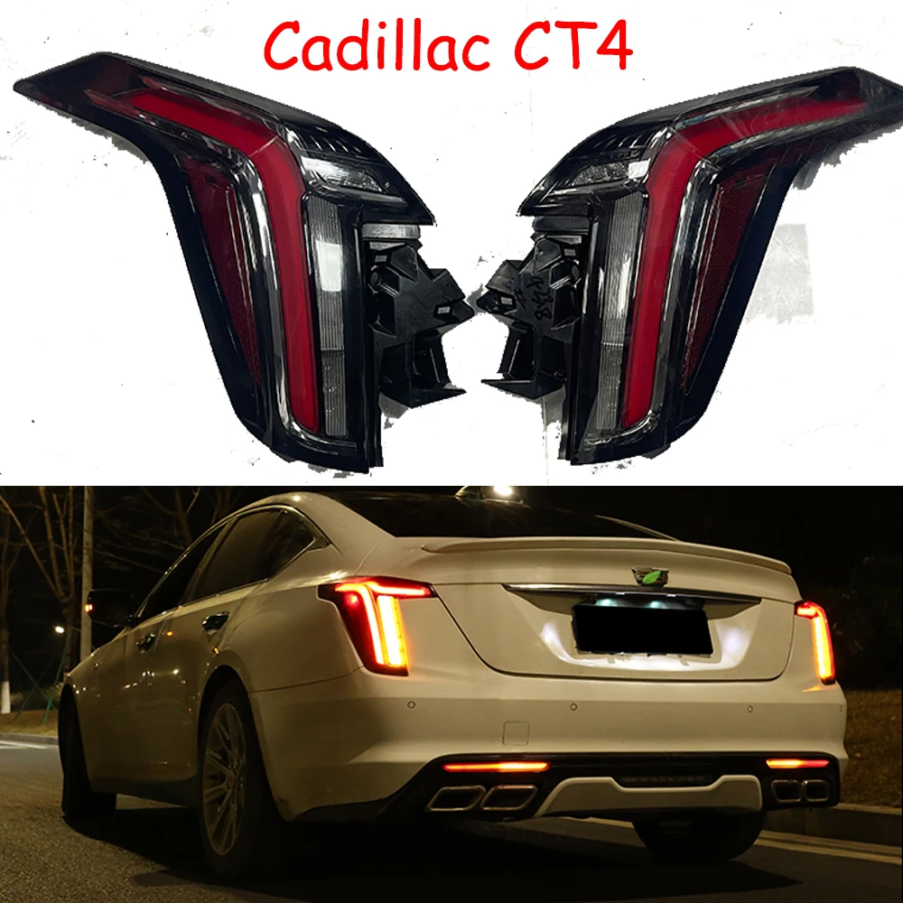 

1 шт. автомобильный бампер CT 4 задний свет для Cadillac CT4 задний фонарь 2020 ~ 2023y автомобильные аксессуары для Cadillac CT4 противотуманные фары