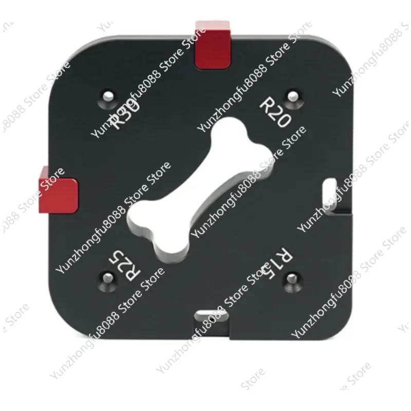 

R15-50 плотник угловой шаблон для снятия фаски инструмент алюминиевый сплав дуги угол износостойкий шаблон позиционирования деревообрабатывающие инструменты