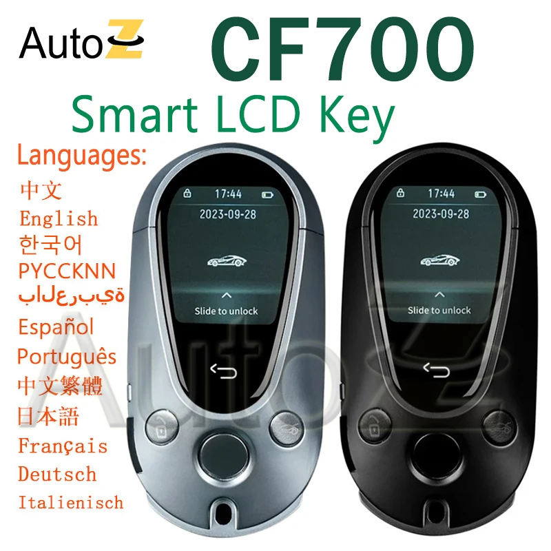 Smart LCD Key for Benz/BMW/Hyundai/VW/Toyota CF700 Modified Remote Smart LCD Car Key Universal Car LCD Screen Keyless Start