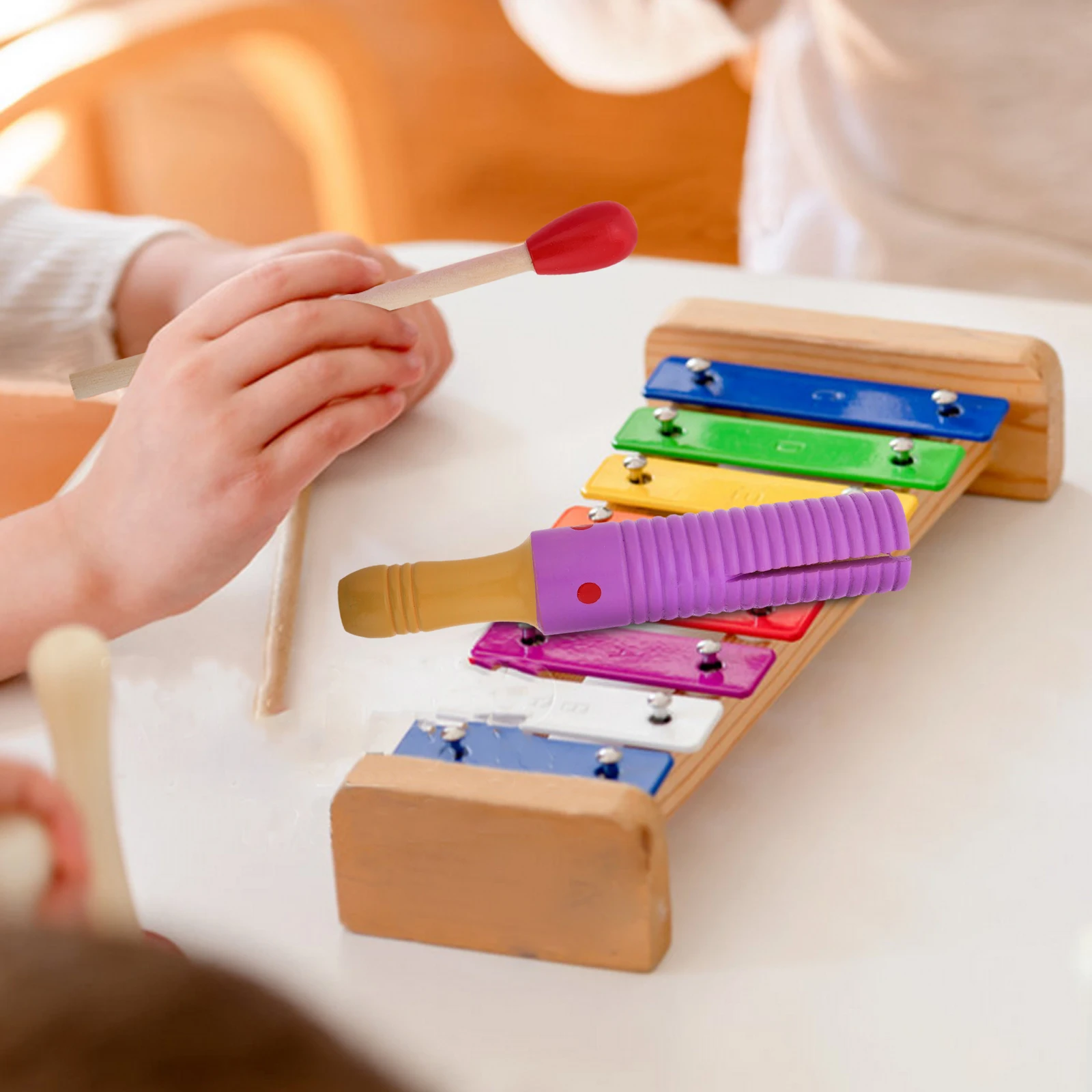 

Orff Instrument Musical Percussion Multifunction Guiro Rubber Educational