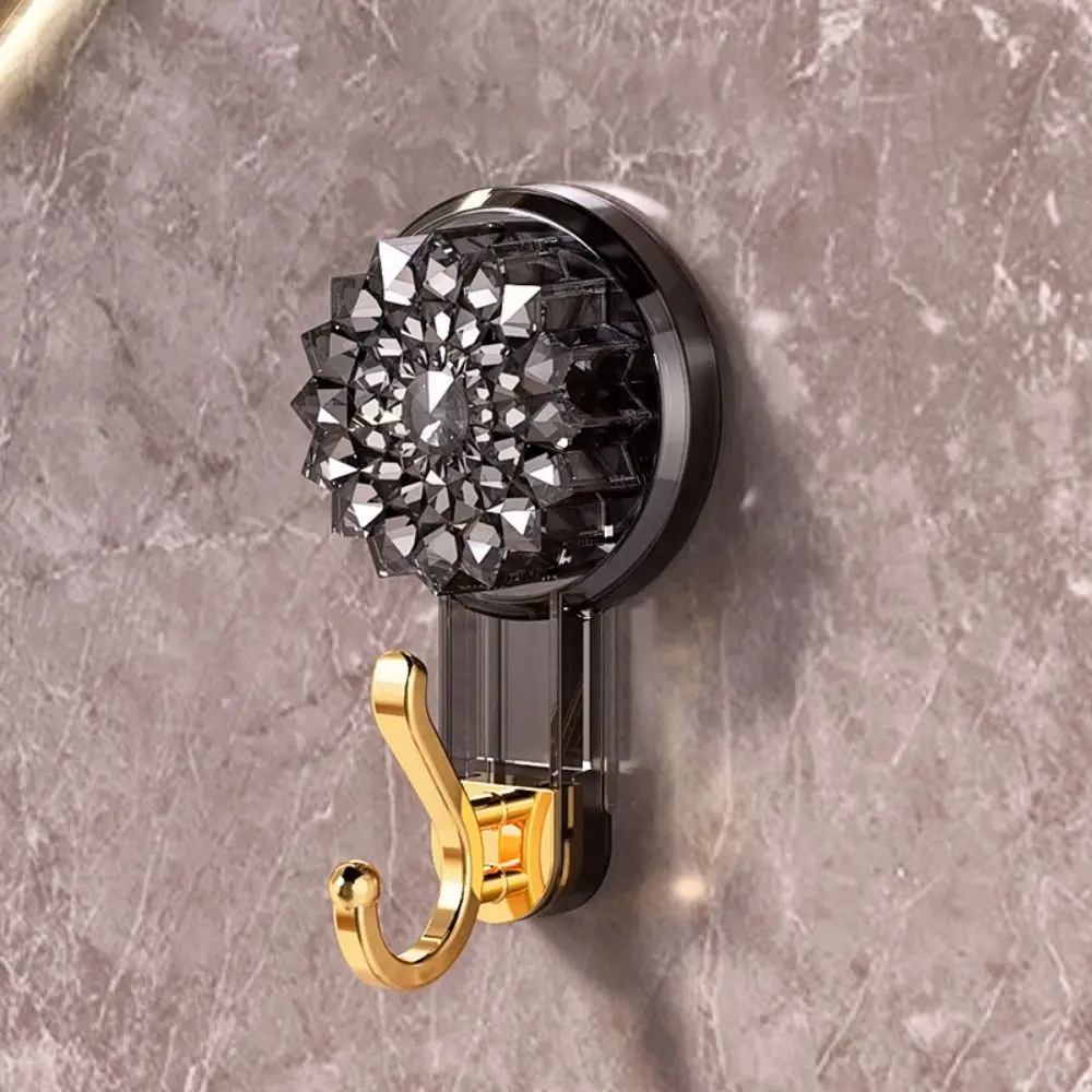 

Портативный мощный крючок на присоске, без перфорации, бесследный клей, крючок для одежды для ванной, водонепроницаемая съемная вешалка для полотенец