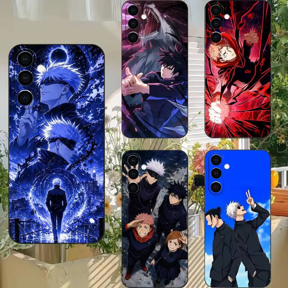 J-Jujutsus Kaisens Insane Anime  Phone Case For Samsung A72,A71,A72,A70,A53,A52,A51, Black Soft Cover TPU