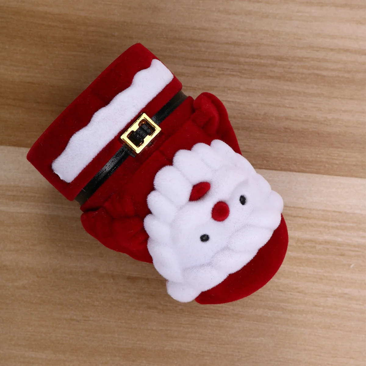 رومانسية سانتا صندوق مجوهرات التصميم الإبداعي حلقة القرط قلادة حقيبة للتخزين المناسبات الخاصة هدية سانتا صندوق تخزين #6