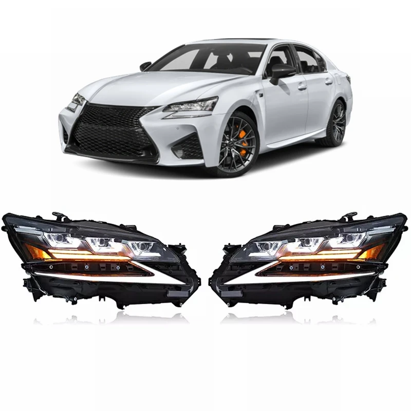 

For Lexus GS 350 GS 300 Headlights 2012 2015 Upgrade LED Full Head Lamp Assembly Front Lights Day Running Lights