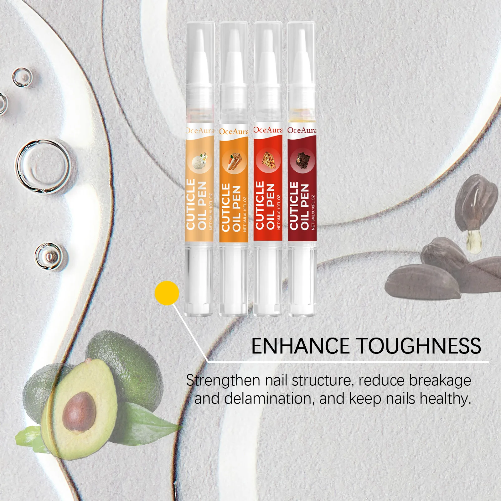 Oceaura Nail Cuticle Care Oil - Cuticle Oil Pen recension och pris