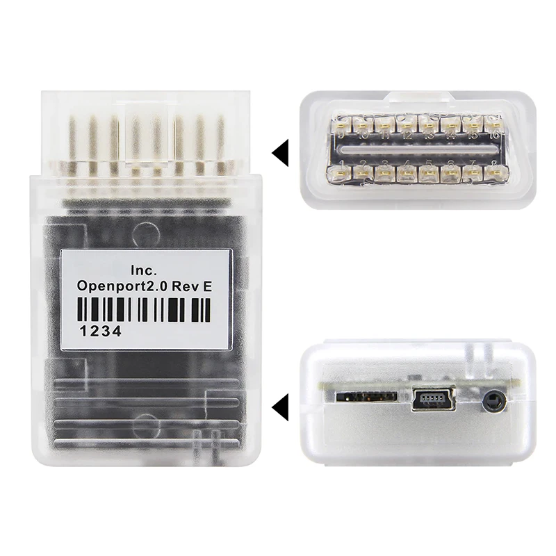 Openport-Puce complète de voiture, outil de réglage ECU, Flash Open Port 2.0, pour Mitsubishi, Forbenz Multi, dernière version 2.0