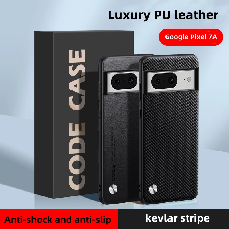 

Luxury PU Leather Case For Google Pixel 7a 7 8 Pro Shockproof Hard Phone Case For Pixel 7 A Bumper Back Cover Pixel7a Coque