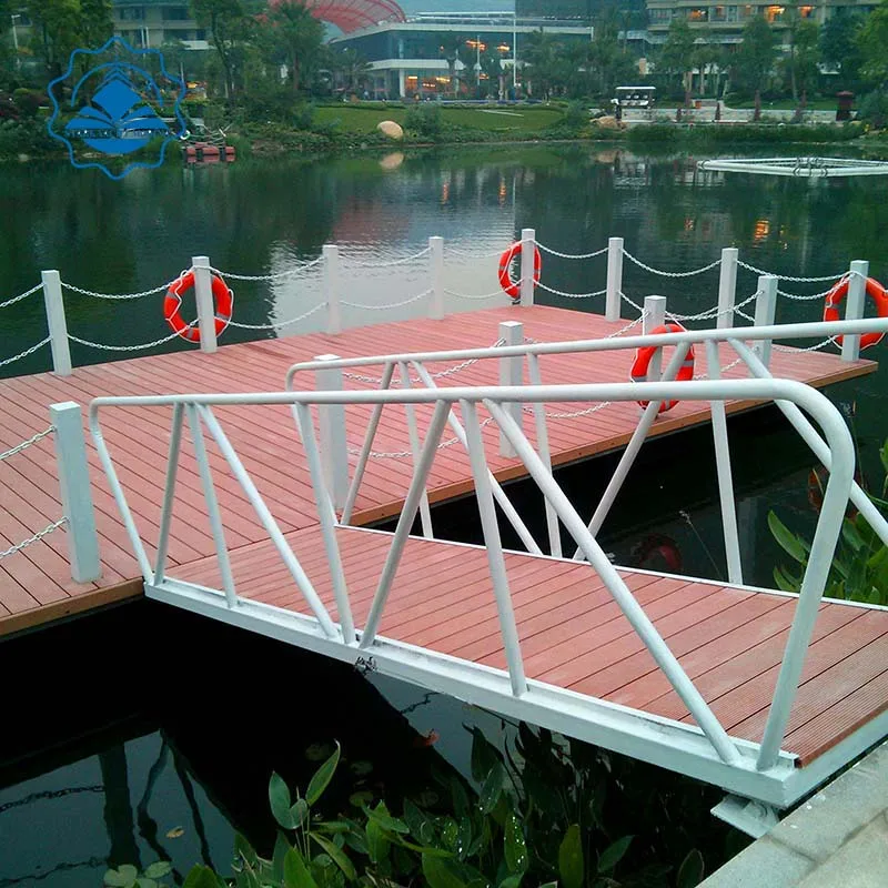 

Good Sale Marina Aluminum Alloy Pontoon Boat Ladder Float Dock System Used Gangway for Supplies in China