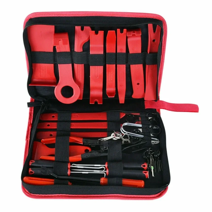 

238Pcs Trim Removal Tool Set & Clip Plier Upholstery Remover Nylon Car Panel Removal Set Interior Disassembly Kit